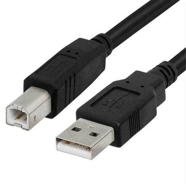 Cmple USB 2.0 A Male To B Male Cable - 6 ft. - Black 584-N